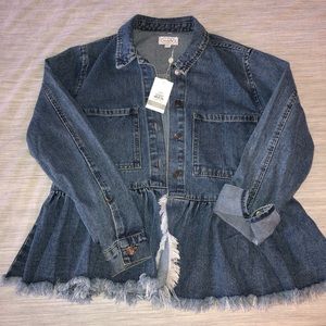 MudPie Banks denim Jacket